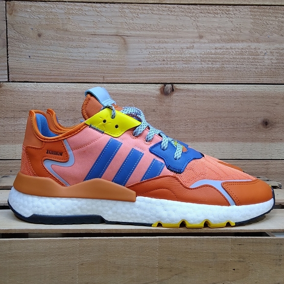 adidas Other - NWT Adidas Ninja Nite Jogger, Men's 12, Time On Amber Tint /Orange /Trace Royal